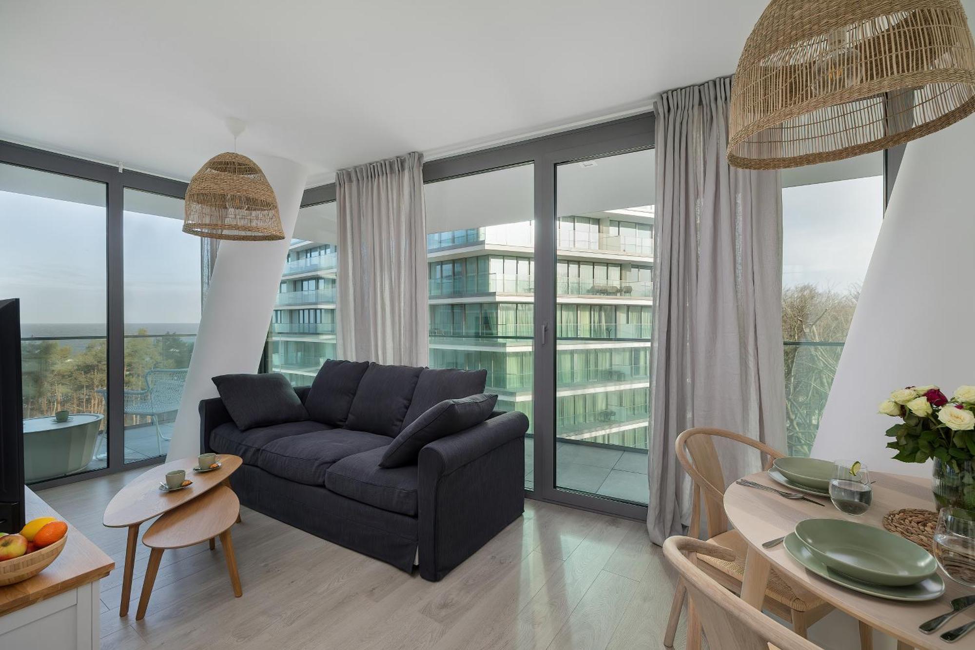 Lux Sea Towers - Wellness Spa, Gym & Beach - Seaview By Rent Like Home Miedzyzdroje Buitenkant foto