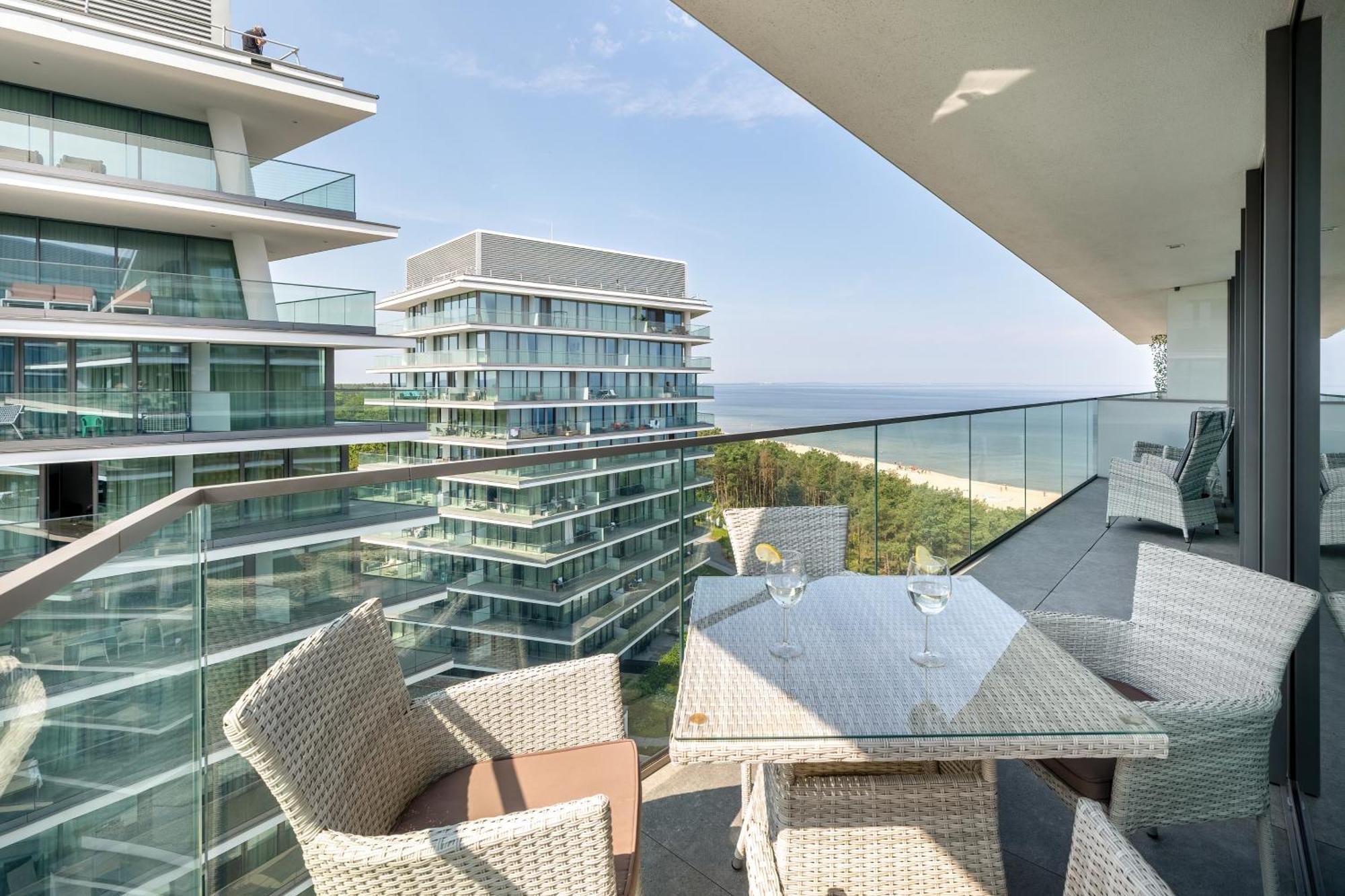 Lux Sea Towers - Wellness Spa, Gym & Beach - Seaview By Rent Like Home Miedzyzdroje Buitenkant foto